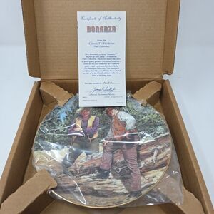 Bonanza collector plate from The Hamilton Collection #4958A